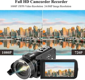 Digitální videokamera DVC Full HD 1920 x 1080P nová