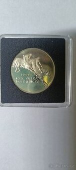 100 Kčs / 100. Velká pardubická-nevydaná