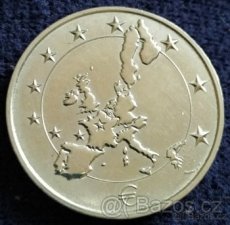 1 Frank / EURO (Belgie)-zkušební odražek "R"