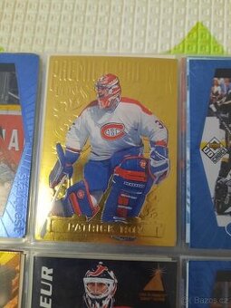 Hokejové kartičky z 90 let Ultra Fleer