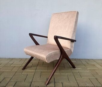 Luxusní designové křeslo XXL po renovaci - 1