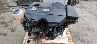 Fabia motor + převodovka + elektro 1.9 SDI 47kw 260 tis.