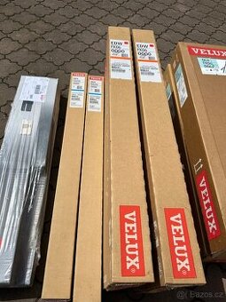 Střešní okno Velux 66x118cm GLU FK06 vč. příslušenství-2ks
