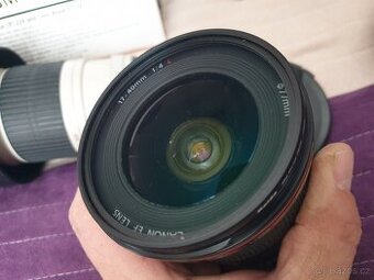 Skvělý profi objektiv Canon 17-40/f4 super stav