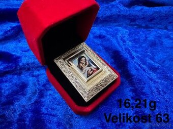 Zlatý prsten 16,21g 585/1000 - 1