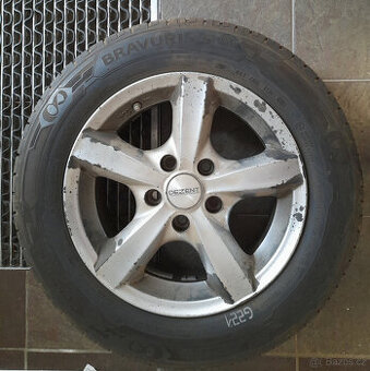Alu disky Dezent F 15" (2 ks) + Barum Bravuris 5 195/65 R15
