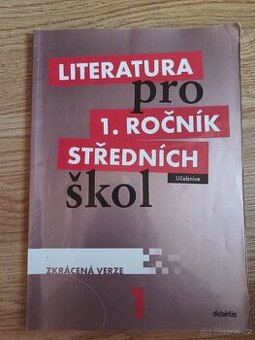 Literatura pro 1. ročník středních škol