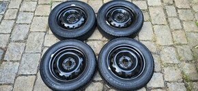 Plechy Dunlop 14" 4x108 ET34 s letními pneu 175/65/14