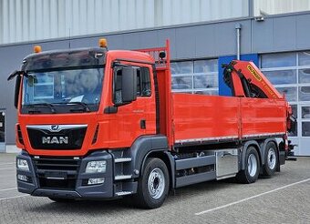 MAN TGS 26.430 - valník s hydraulickou rukou Palfinger