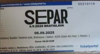 Separ - Tehelné pole