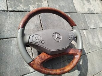 Volant w221 facelift dřevěný+ airbag - 1