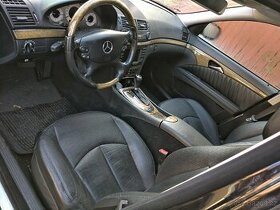 Kožený interiér na Mercedes Benz - E w211 , Facelift