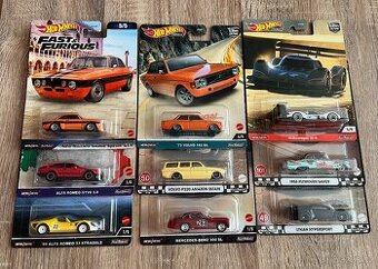 Hot wheels Real Riders Alfa, Romeo, Volvo, Mercedes