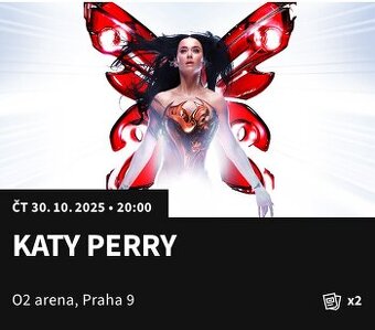Lístky Katty Perry