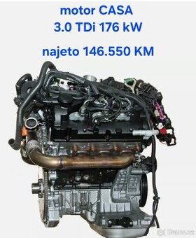 Motor CASA - 3.0 TDi 176 kW 146.550 KM