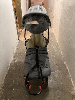 Dětské Kovové Sáňky 3v1 s fusákem + rukávníky