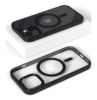 Nový kryt Iron Eye Magnet Apple iPhone 15, černý
