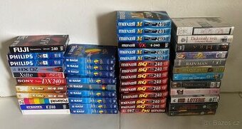 VHS VIDEOKAZETY - 47 ks