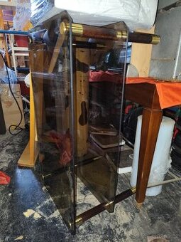 Konferenční stolek kouřové sklo