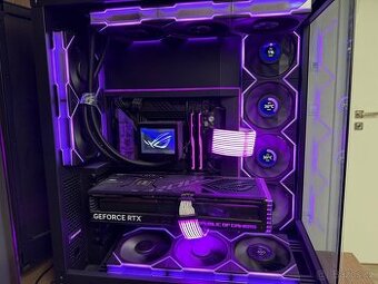 Herní PC sestava ROG, i9 13900ks, RTX 4090, Lian-Li větráčky