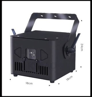 Laser 5W  DMX 3D s ovládáním IOS/Android