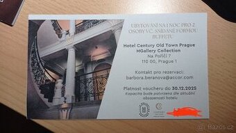 Ubytování pro dva hotel Century Old Town Prague MGallery ...