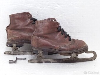 Avion - Staré retro brusle + klíč + boty