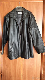 Kožená černá pánská bunda Calypso vel.52 - 1