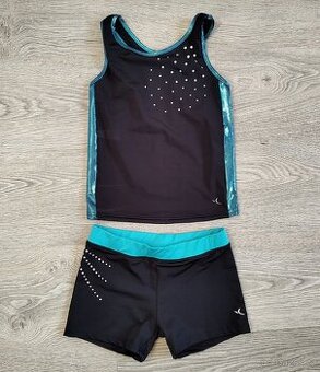 Gymnastický dres dívčí DOMYOS / Decathlon - věk cca 6 let