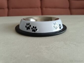Miska - kovová - psí tlapky - 1