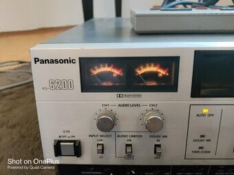 PROF.REKORDÉR - PANASONIC AG-6200 z roku 1980 MADE IN JAPAN