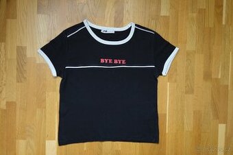 Černé dámské/ dívčí tričko vel. XS
