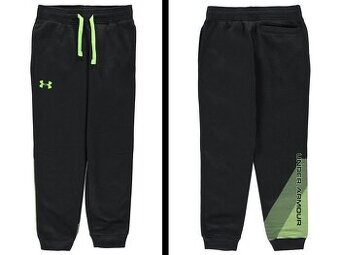 Tepláky Under Armour Rival, černé, 134-140 cm NOVÉ