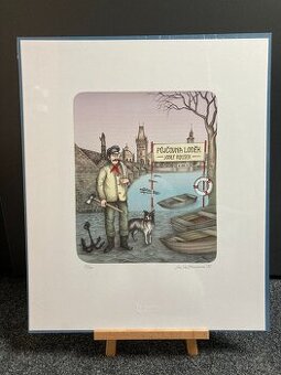 Iva Hüttnerová litografie