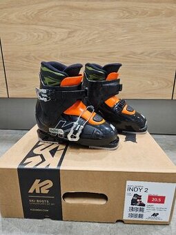 Dětské lyžařské boty K2, vel. 20.5