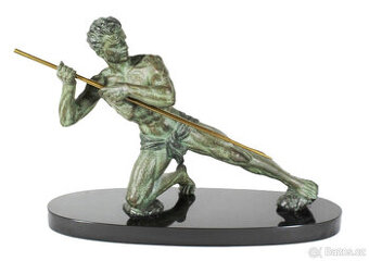 art deco skulptúra,J.Rudens