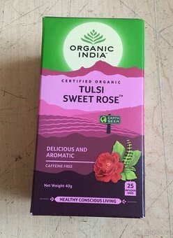 čajové bylinné směsi Tulsi Organic India