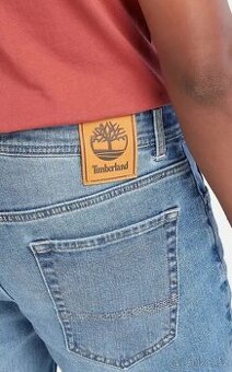 TIMBERLAND W 30 L 34 (M) KRÁSNÉ DENIM JEANS-RIFLE