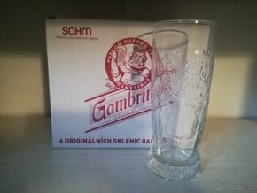 6 kusů sklenic Gambrinus 0,3l