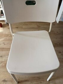 Prodám židle bílé kov-plast Ikea