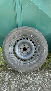 Plechové kolo 6x15 5x112 s pneu 195/65