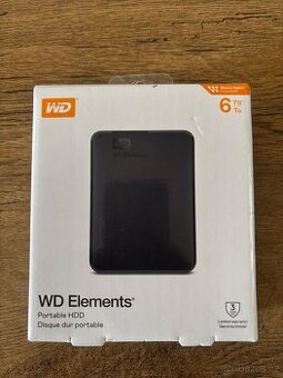 Western Digital externí disk 2,5" 6TB