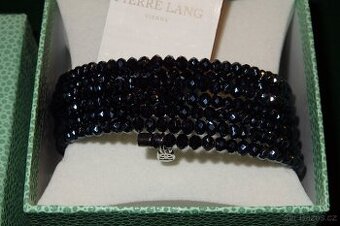 Náramek Glamorous Bangle černý Pierre Lang