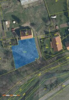 Prodej stavebního pozemku 1142 m2 v Lubenci - Příbenicích