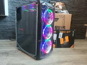 Herní PC - RX 6600 XT 8GB, Ryzen 5, 16GB, 1TB, záruka