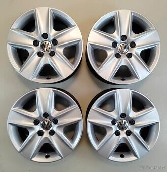 Ocelové strukturované disky Volkswagen 16" + poklice VW 16