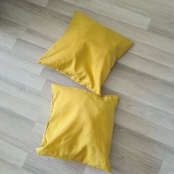 2x zluty polstar jemne leskly material