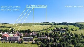 Prodej 20 bytů Verneřice u Nového Boru