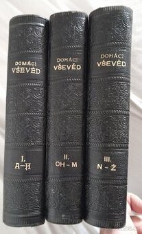 Domácí vševěd 3 knihy z roku 1925