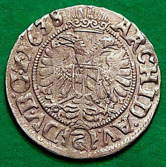 3 KREJCAR 1638 MI+Labuť Vratislav Ferdinand III. Pěkná a HLE